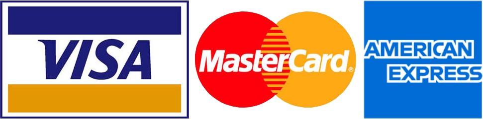 Visa, Mastercard, American Express